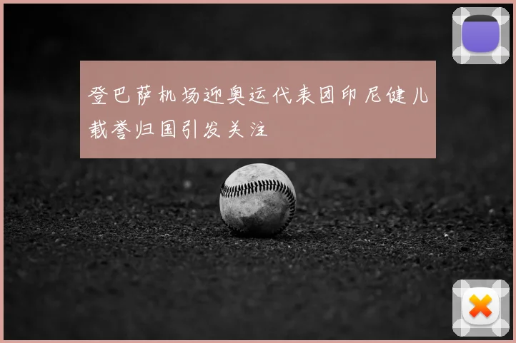 登巴萨机场迎奥运代表团印尼健儿载誉归国引发关注